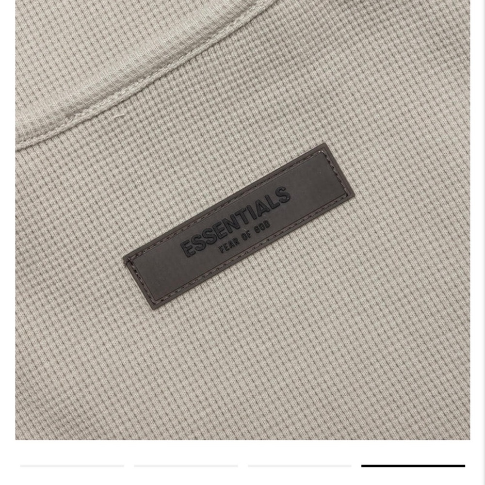 Fear of God Essentials Waffle Tank “Seal”, new with tags - Picture 4 of 10
